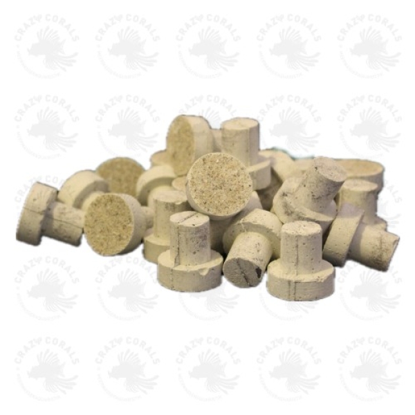 Reef Plugs weiss 20mm (25stk.)